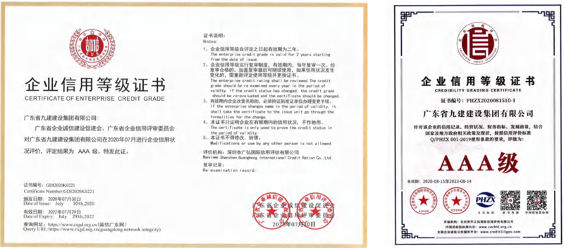  荣誉资质 